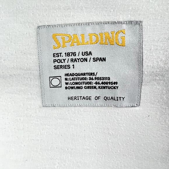 Spalding Women's White Long Sleeve Sporty Crop Top Size S - Picture 8 of 9